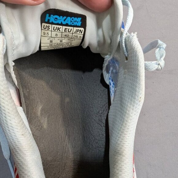 Hoka One One Carbon X Running Shoes Trainers Athletic Shoes Size Women 9.5 - Picture 3 of 14